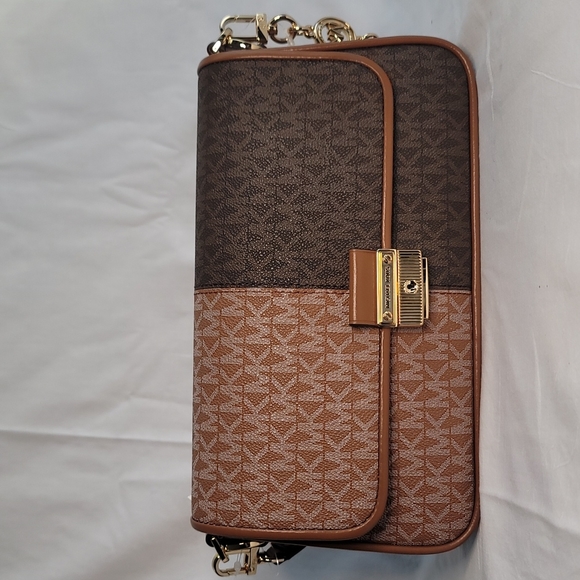 Bradshaw Small Two-Tone Logo Convertible Shoulder Bag